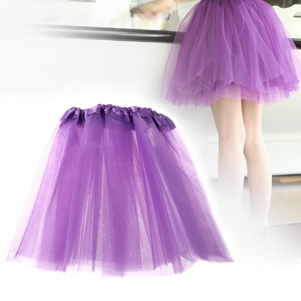 Purple Tulle Party/Dress Up Skirt